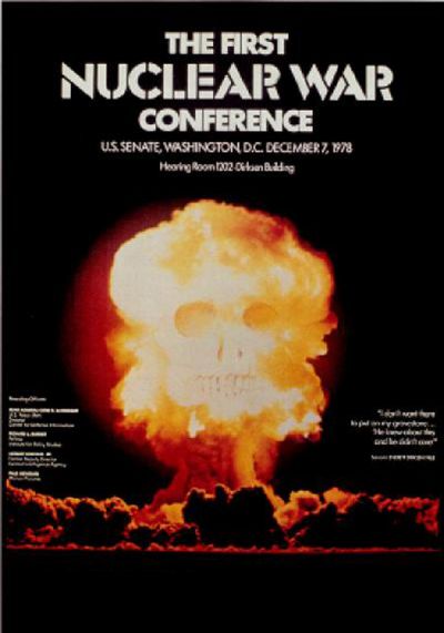 Thomas Lincoln First Nuclear War Conference poster